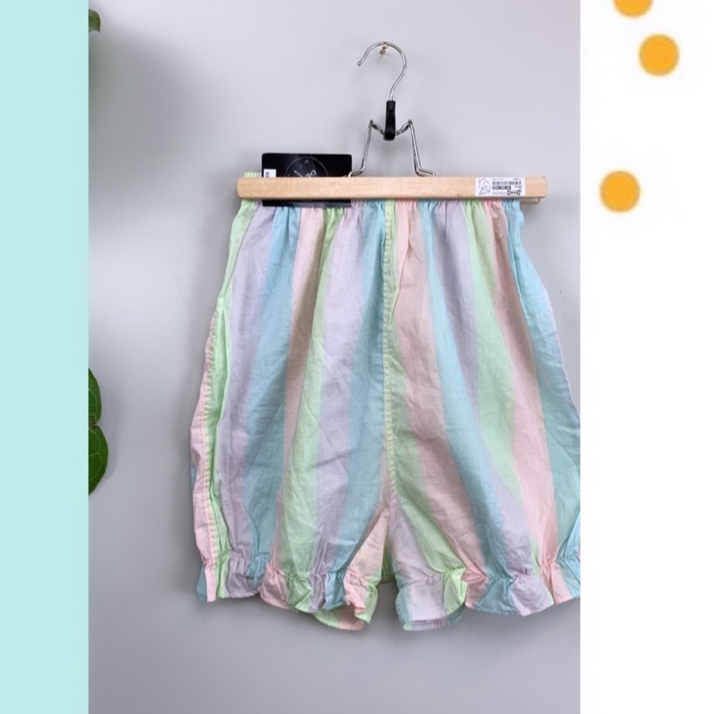 Intake pastel striped bloomer shorts